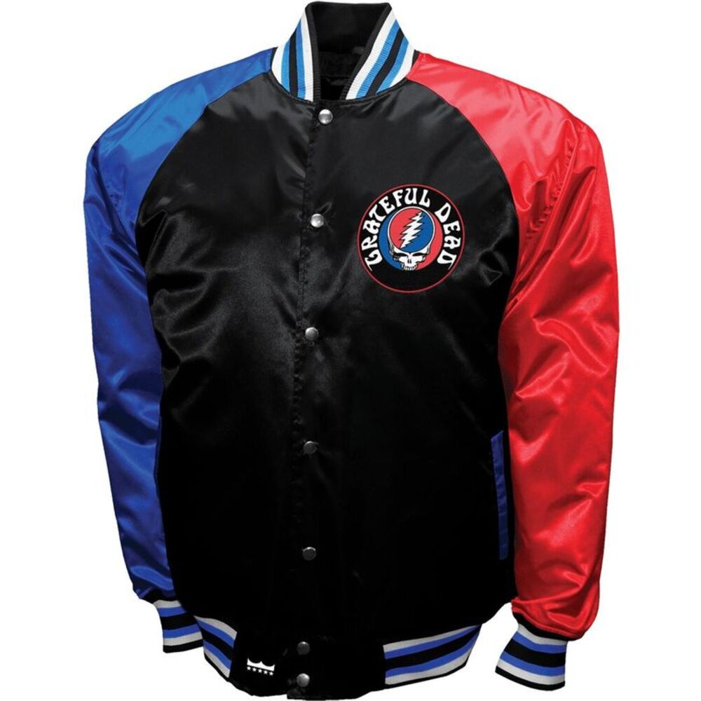 Grateful Dead - Grateful Dead - Rock Satin Jacket - Large Black M2445GFDA3